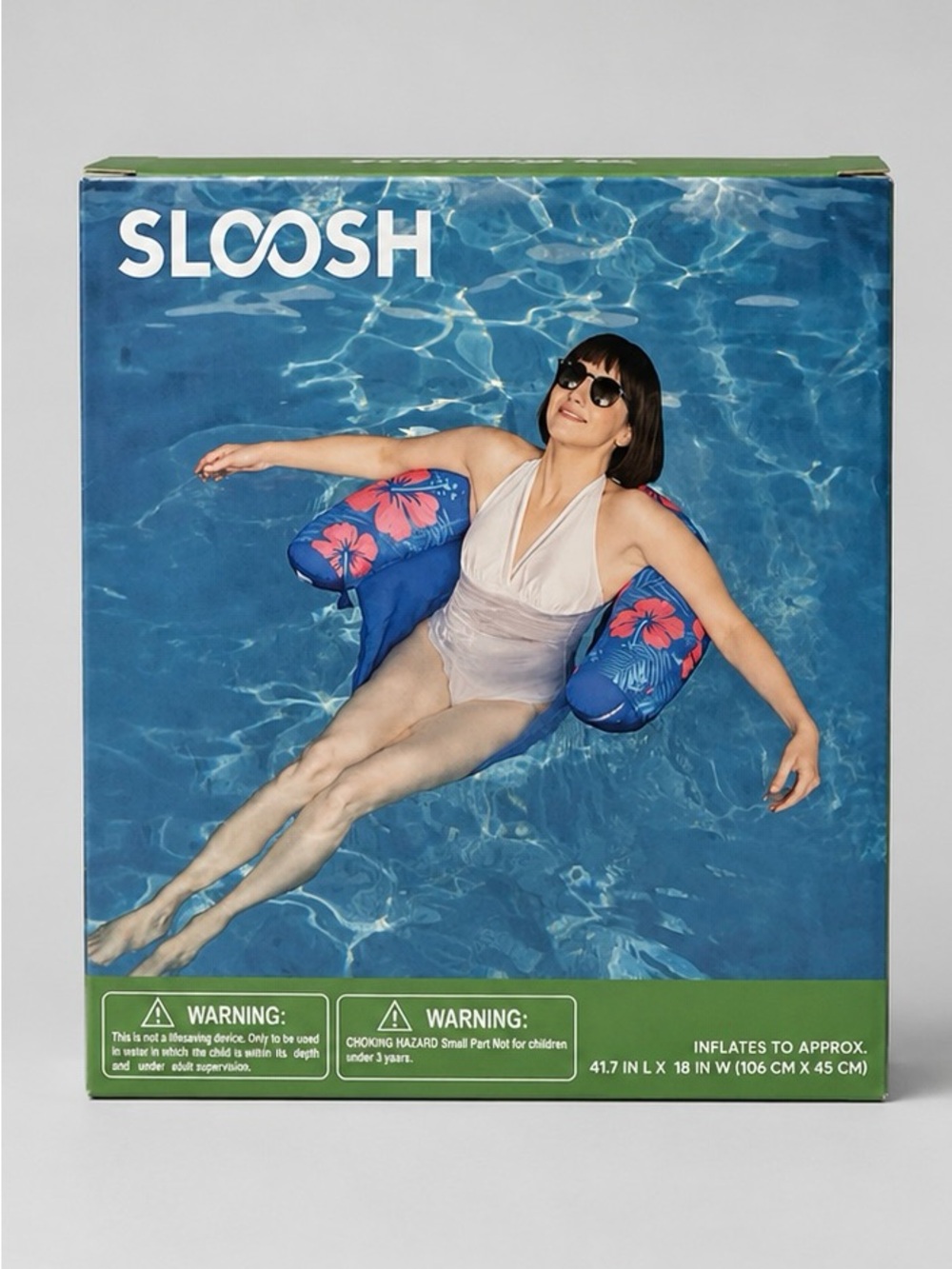 SLOOSH Inflatable Pool Float Chair 2-Pack – Adult Water Lounge - Picture 2 of 6